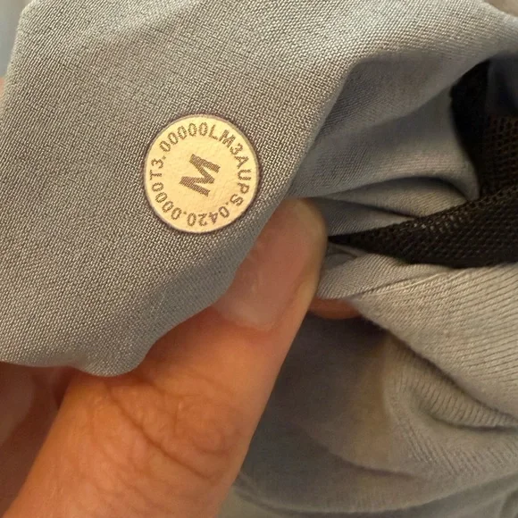 Lululemon Men’s Smooth Spacer Classic-Fit Pullover Hoodie in Blue Willow Size M - Picture 6 of 6